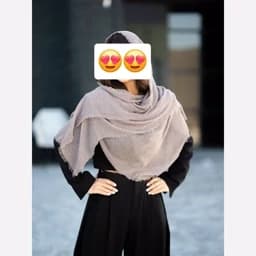 شال (روسری) کنفی شاین دور ریش قواره بزرگ بدون سر خوردن — تصویر ۲