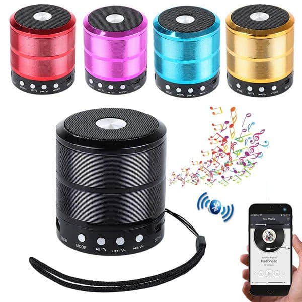 اسپیکر بلوتوثی قابل حمل مدل mini ws-887 — تصویر ۴