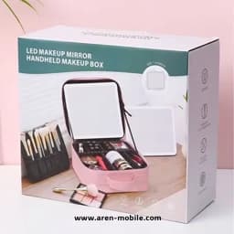 کیف لوازم آرایش مدل آینه دار LED mirror — تصویر ۴