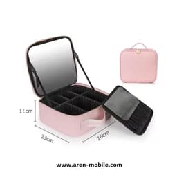 کیف لوازم آرایش مدل آینه دار LED mirror — تصویر ۳