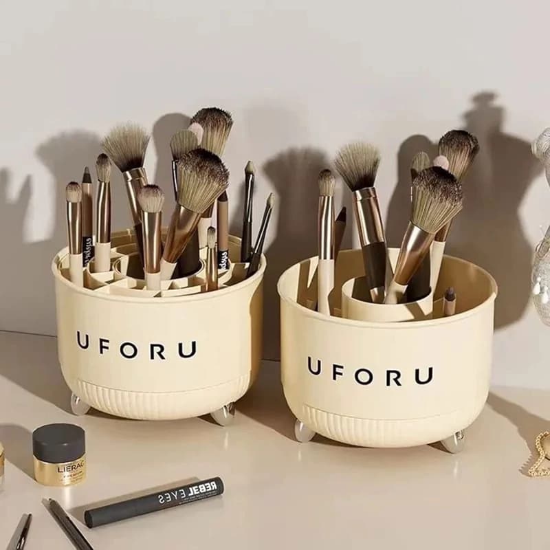 استند لوازم آرایش uforu در دو مدل جای لوازم آرایش کیف آرایش