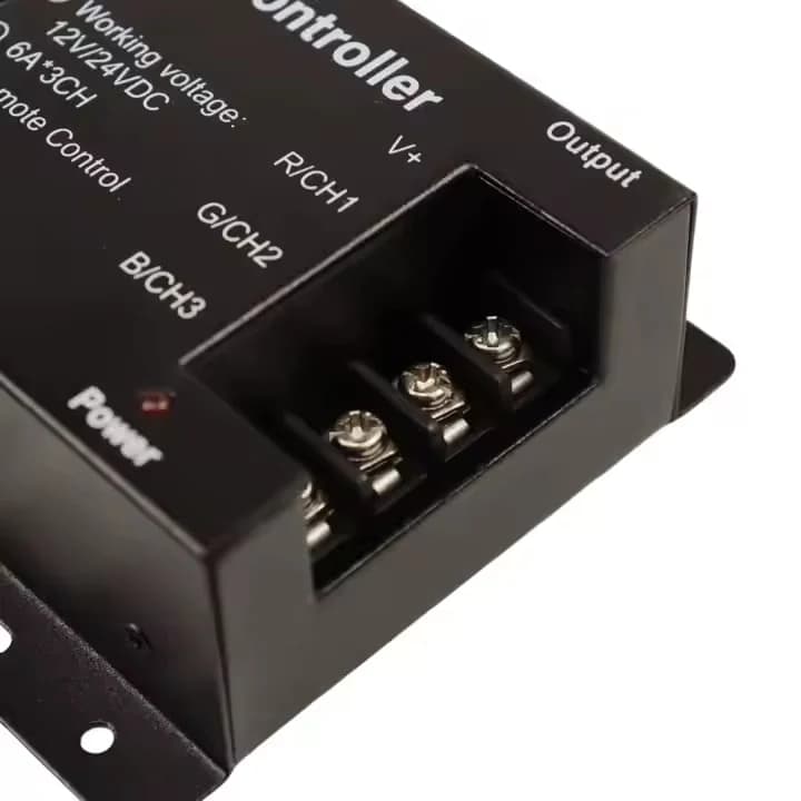 کنترلر RGB لمسی 18 آمپر 12 تا 24 ولت مدل GL-RGB3011 — تصویر ۲