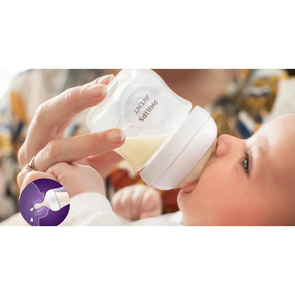 شیشه شیر نچرال پیركس 2قطره 0+ماه جعبه ای 120 میل اونت Avent — تصویر ۷