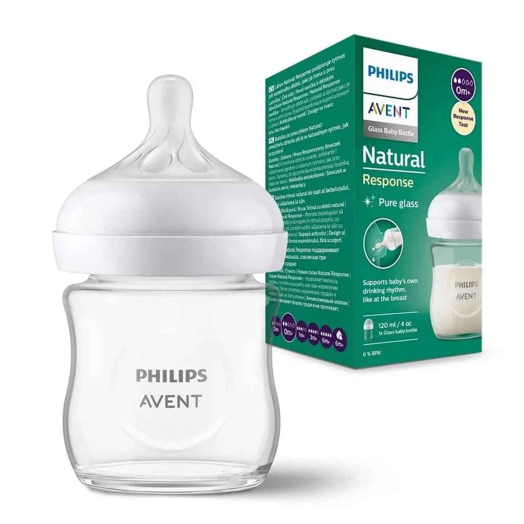 شیشه شیر نچرال پیركس 2قطره 0+ماه جعبه ای 120 میل اونت Avent — تصویر ۵