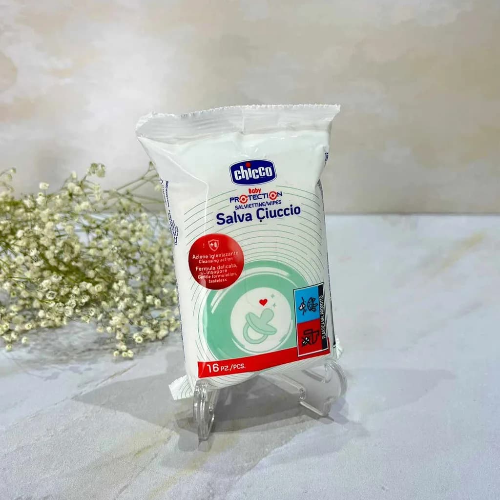 دستمال استریل كننده پستانک چیکو 16عددی Chicco Baby Protection — تصویر ۶