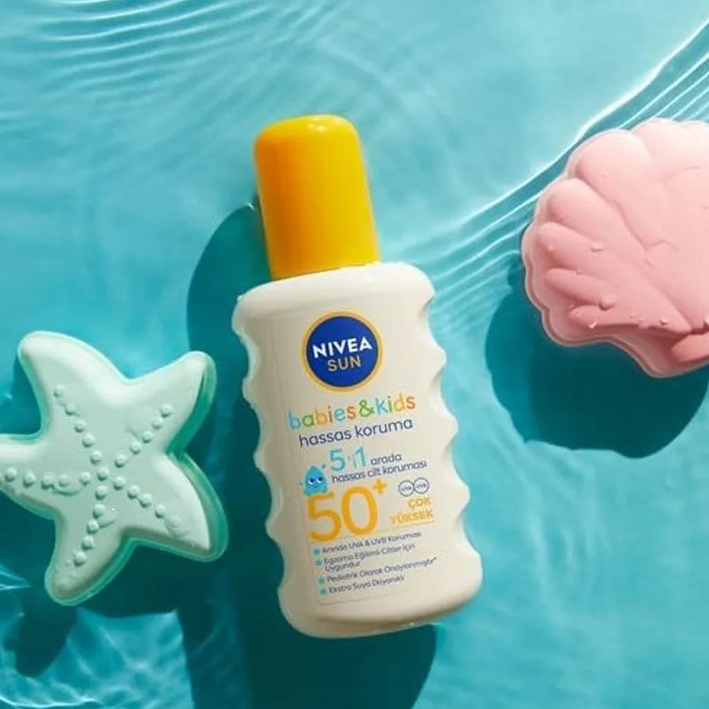 اسپری ضد آفتاب نیوا SPF50 مناسب پوست حساس 200میل Nivea — تصویر ۸