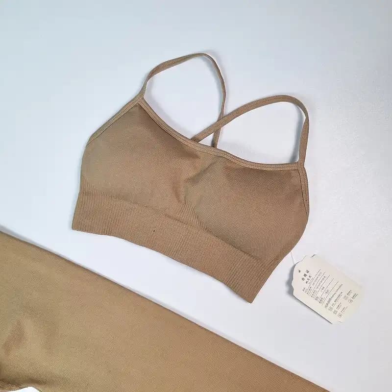 ست اورجینال نیمتنه و لگ سیملس پشت چین دار Y205 — تصویر ۸