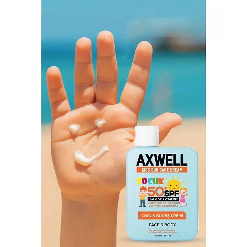 کرم ضد آفتاب کودک 100 میل اکسول Axwell — تصویر ۶