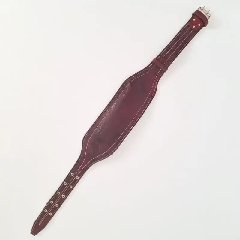 کمربند بدنسازی چرم طبیعی بالشتک دار KB-324 — تصویر ۸