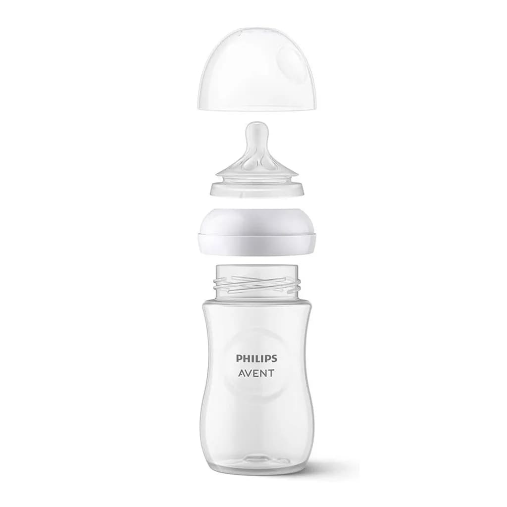 شیشه شیر نچرال 260 میل 3قطره اونت Avent — تصویر ۲