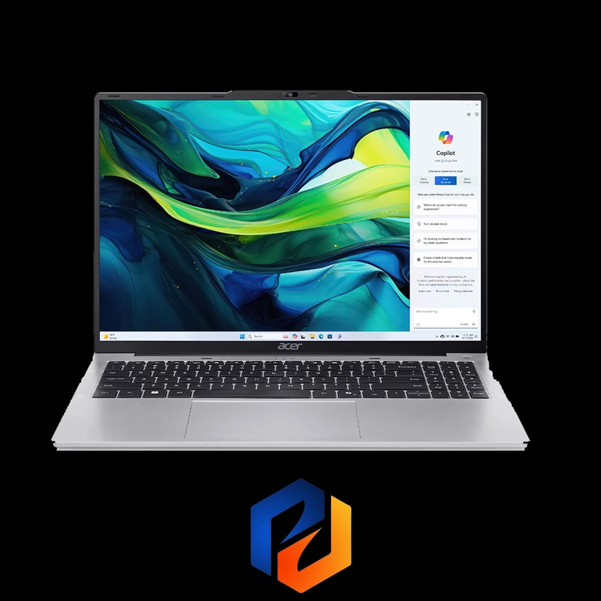 لپ‌تاپ گیمینگ ایسر Aspire lite 16 | رم 8 | حافظه 512GB| پردازنده i5 1334U (استوک) | نمایشگر 16 اینچ | SSD