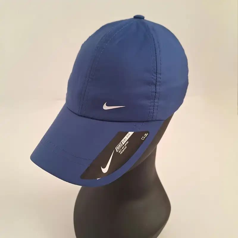 کلاه ورزشی شمعی نایک آبی تیره DRI-FIT — تصویر ۲