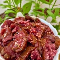 ترشی بادمجان اناری باسرکه طبیعی، یک کیلویی گیلان.رشت — تصویر ۲