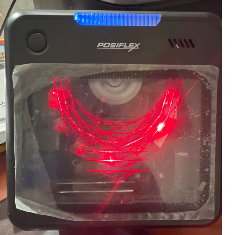 بارکد خوان ثابت رومیزی Posiflex TS-2200 — تصویر ۳