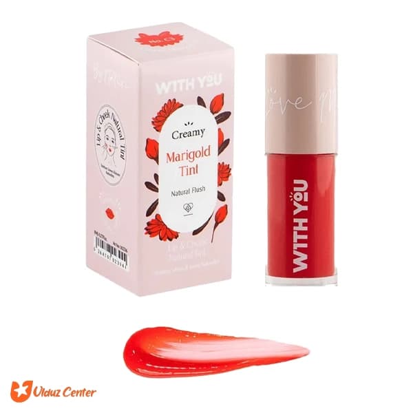 تینت کرمی لب و گونه ویت یو مدل C3 Marigold Tint حجم 6 میل