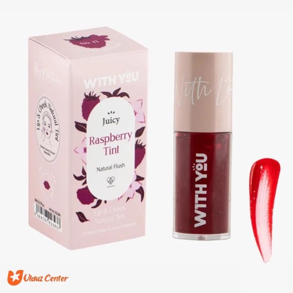 تینت کرمی لب و گونه ویت یو مدل J1 Raspberry Tint حجم 6 میل