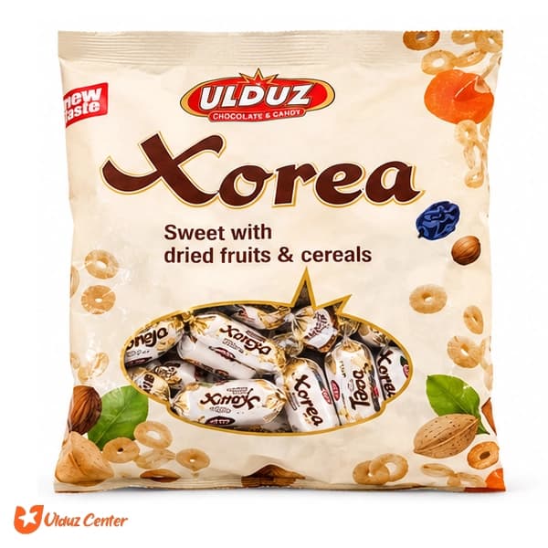 شکلات پذیرایی شیری اولدوز مدل Xonca با طعم انواع میوه 1000 گرم