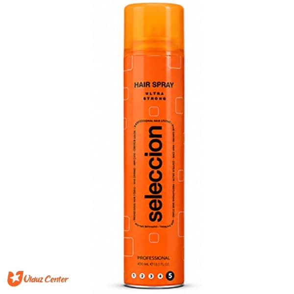 اسپری حالت دهنده مو Seleccion مدل Ultra Strong شماره 5 حجم 400 میل