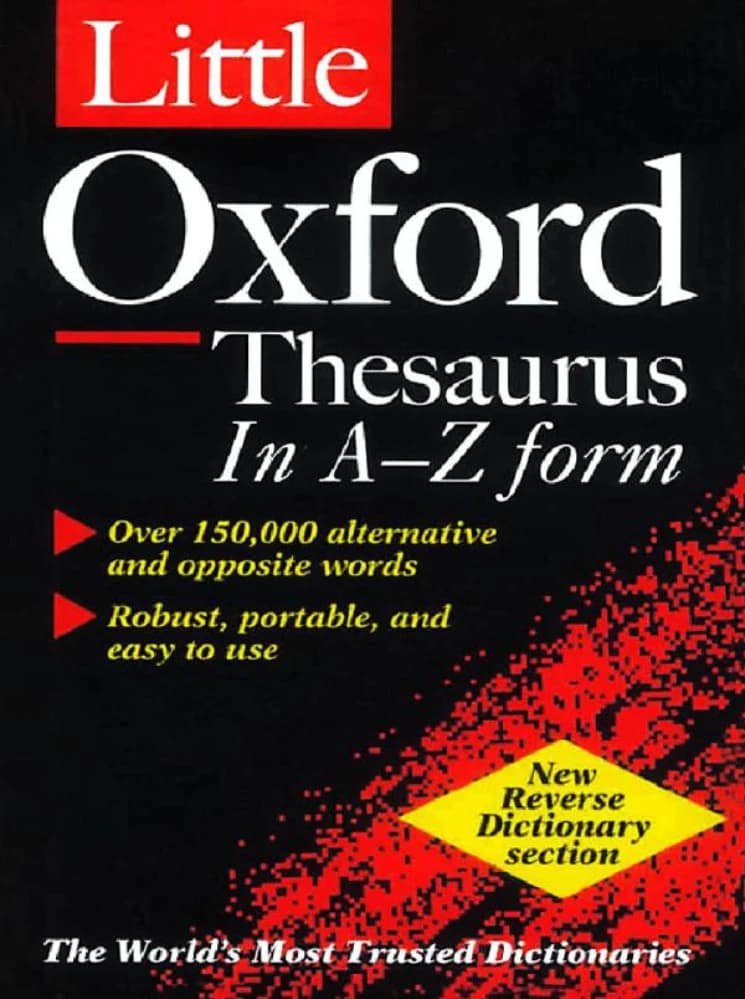 کتاب فرهنگ لغت مترادف های آکسفورد (The Oxford Thesaurus) نسخه انگلیسی PDF