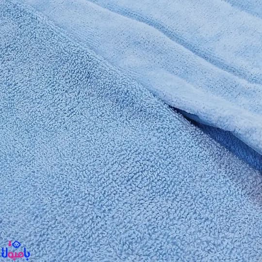 حوله نوزادی آبی طرح خرگوش سپید 90*90 سانتیمتر — تصویر ۳