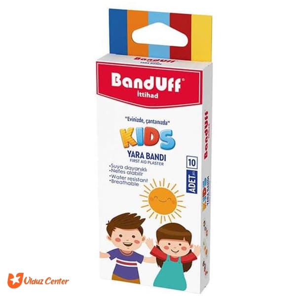 چسب زخم کودک Banduff مدل Kids بسته 10 عددی