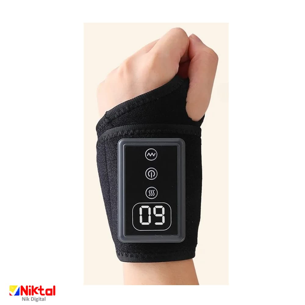 مچ بند ماساژور و گرم‌کن هوشمند گرافنی YX-A08 | ماساژ لرزشی و گرمایش قابل تنظیم — تصویر ۴