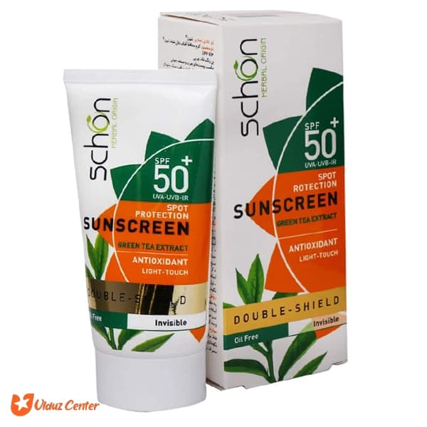 کرم ضدآفتاب بی رنگ دابل شیلد شون SPF50 حجم50 میل