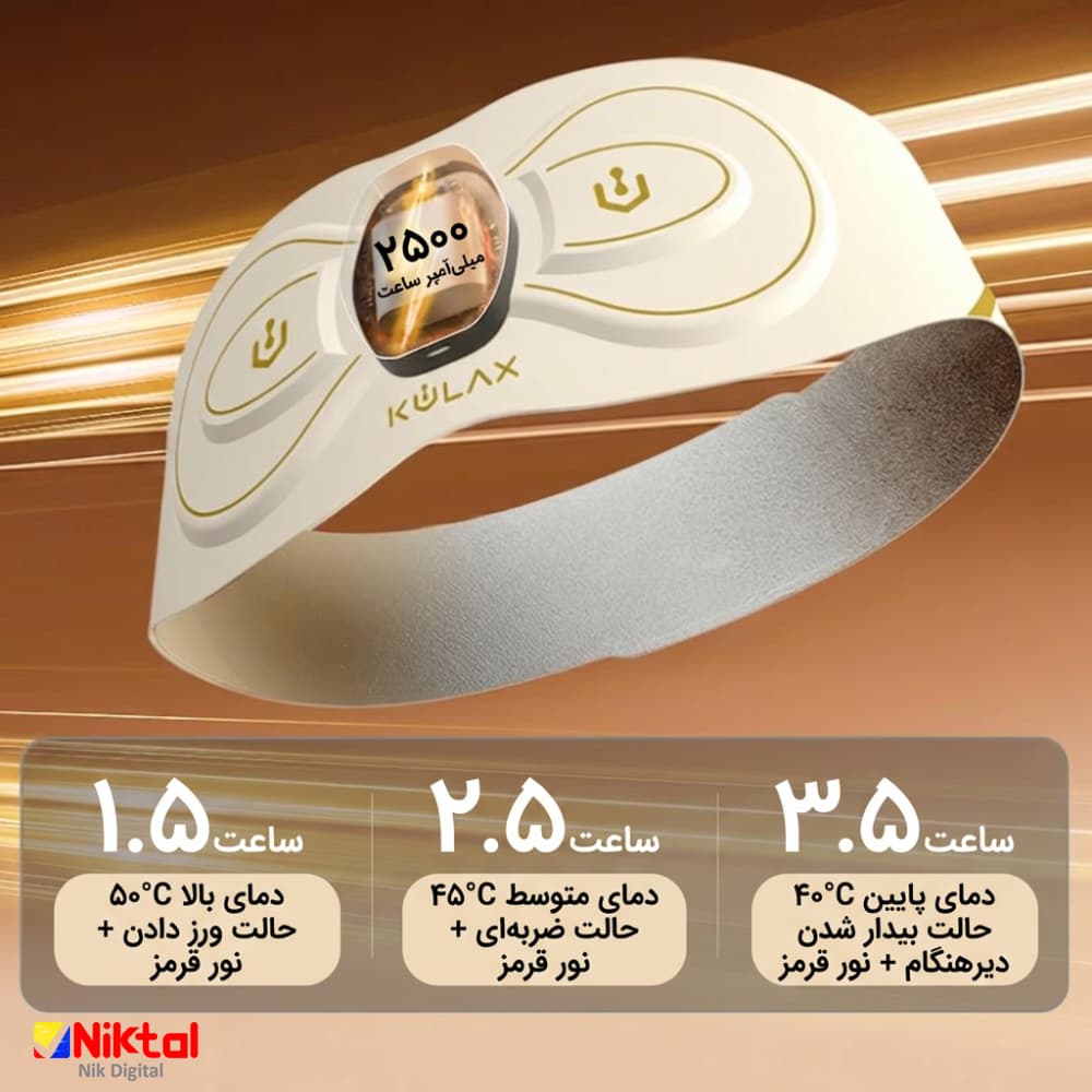 ماساژور هوشمند کمر و شکم کولاکس شیائومی مدل HAE62 | گرمایش گرافن و ماساژ EMS — تصویر ۴