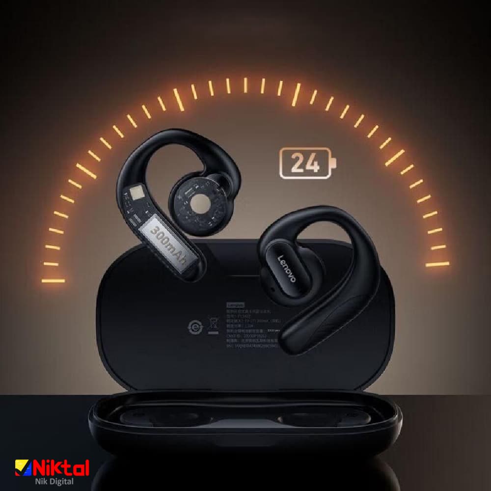 هدفون بلوتوثی لنوو مدل TC3402 | (اورجینال) | با فناوری حذف نویز هوشمند — تصویر ۲