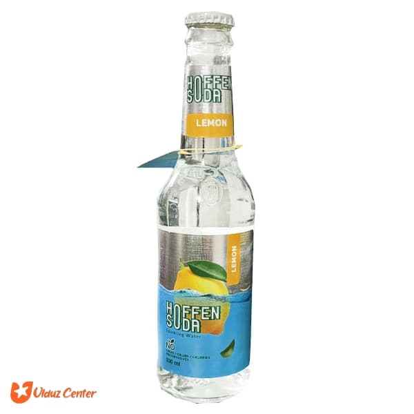 نوشیدنی گازدار Hoffen Soda با طعم لیمو 330 میل