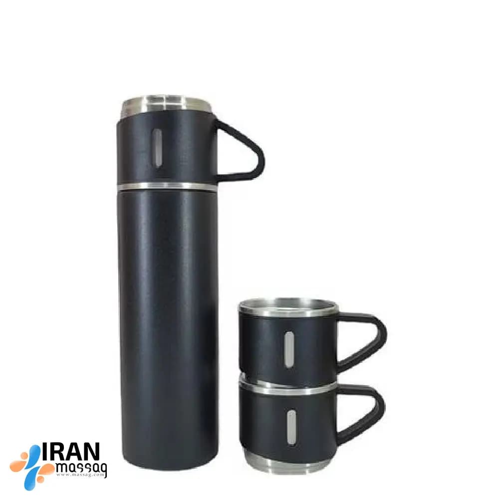 فلاسک نیم‌لیتری ۳ کاپ VACUUM | قابلیت گرم نگه داشتن تا 12 ساعت — تصویر ۸