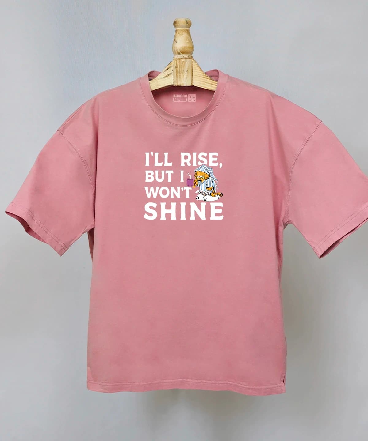 تیشرت لش مردانه و زنانه گارفیلد طرح I’ll Rise, But I Won’t Shine — تصویر ۵