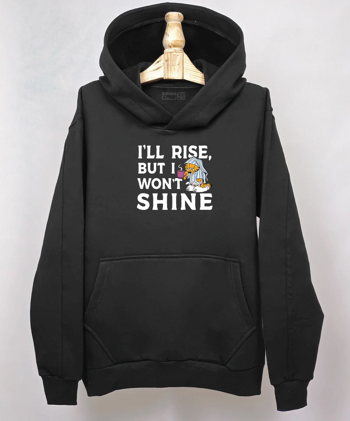 هودی مردانه و زنانه گارفیلد طرح I’ll Rise, But I Won’t Shine