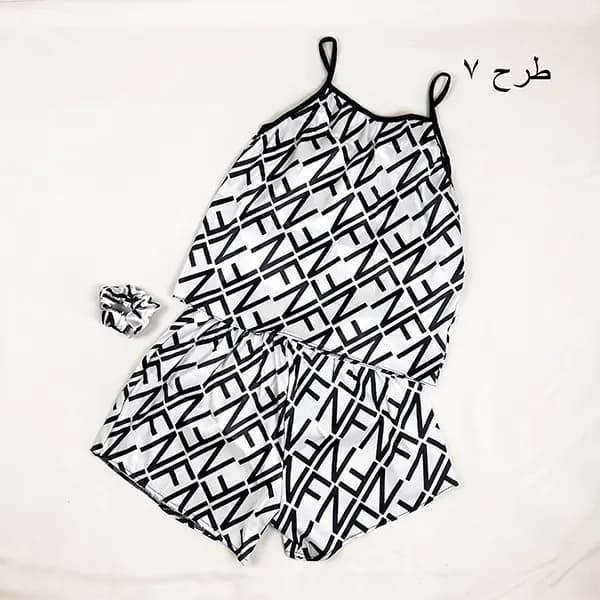 لباس خواب سه تیکه ساتن — تصویر ۸