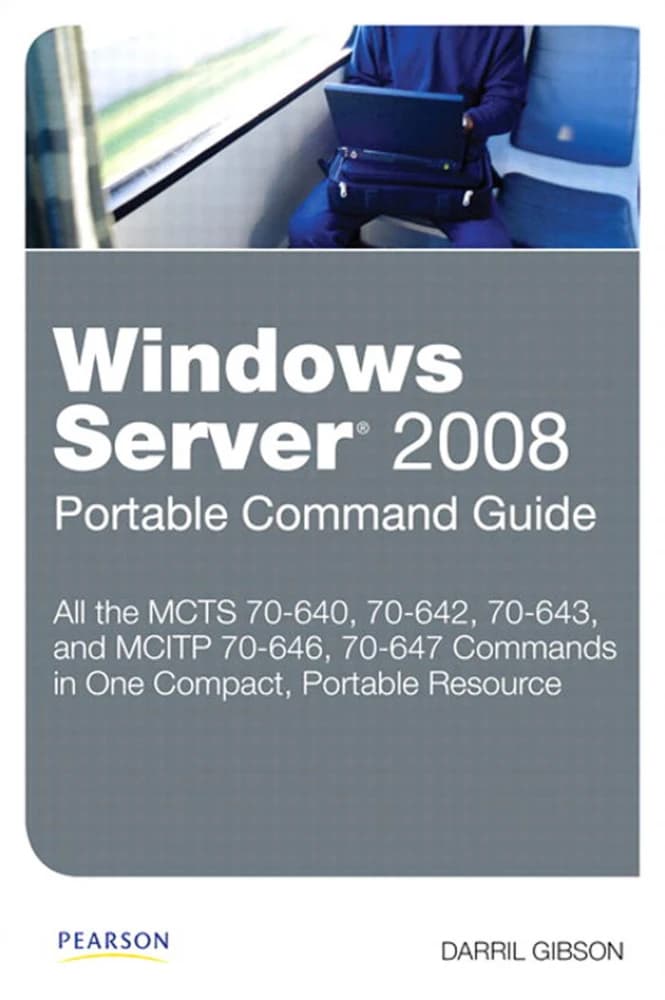 کتاب دستورات سرور ۲۰۰۸ (Server 2008 Commands) نسخه انگلیسی PDF