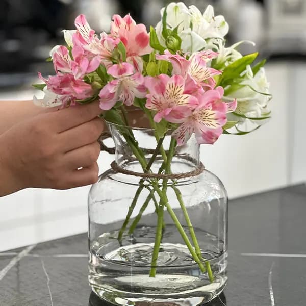 گلدان شیشه ای مدل آدرینا دنیز — تصویر ۷