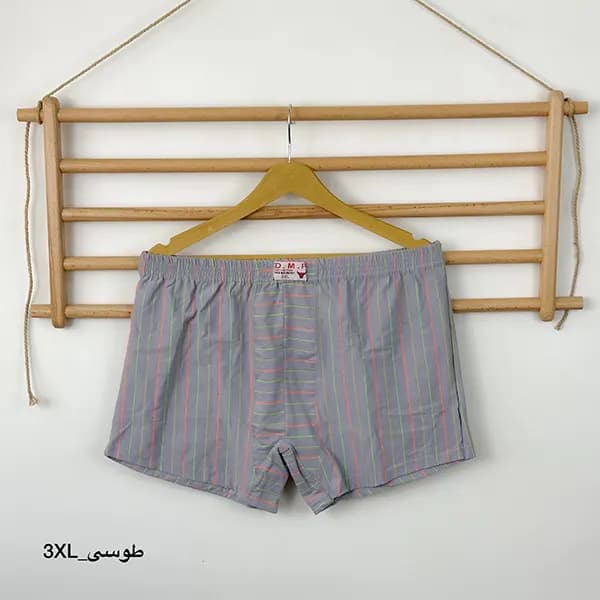شورت نیم پا راه راه 3XL — تصویر ۵