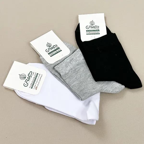 جوراب مچی نخ پنبه مردانه گراما کد 67 — تصویر ۵