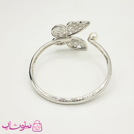 بنگل دخترانه YSX مدل پروانه نقره ای کد 4991 — تصویر ۲