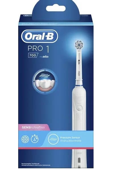 مسواک برقی اورال بی مدل Pro 1 700 Sensi Ultra Thin