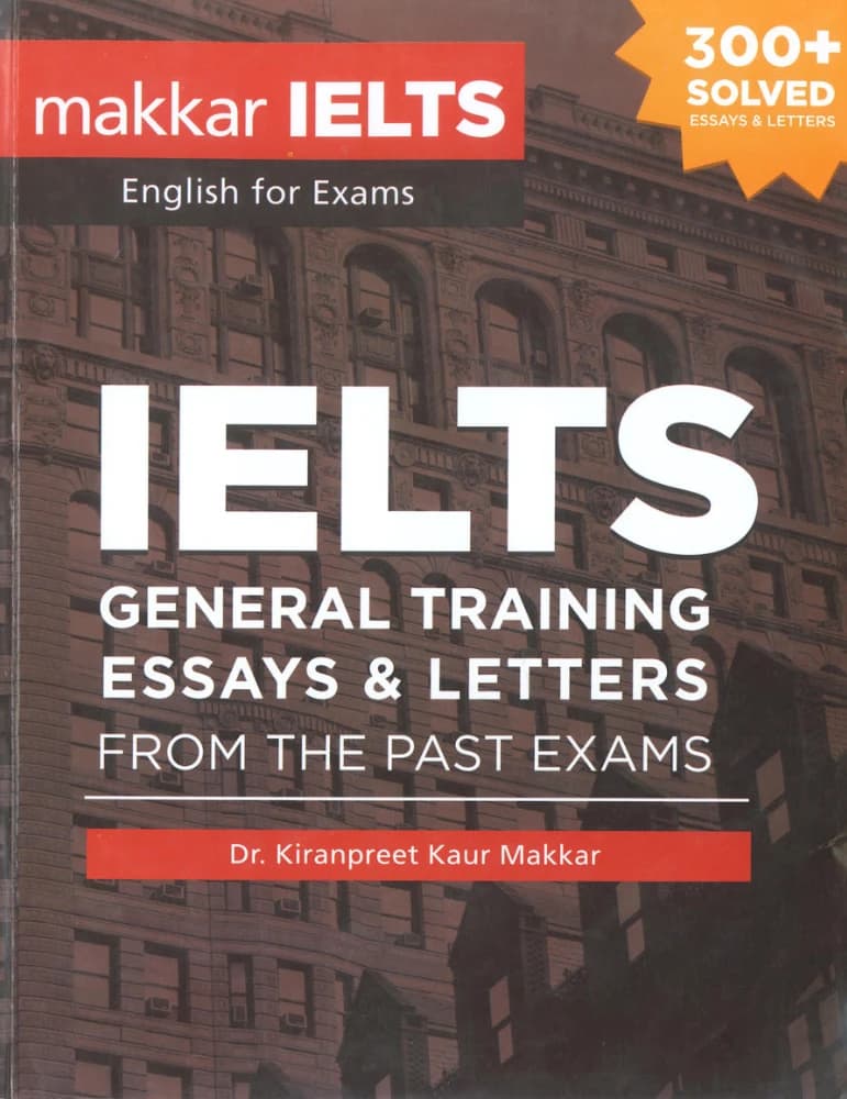 کتاب آیلتس جنرال تمرین مک کار (Makkar IELTS General Training) نسخه انگلیسی PDF | کیرانپریت کاور مک کار