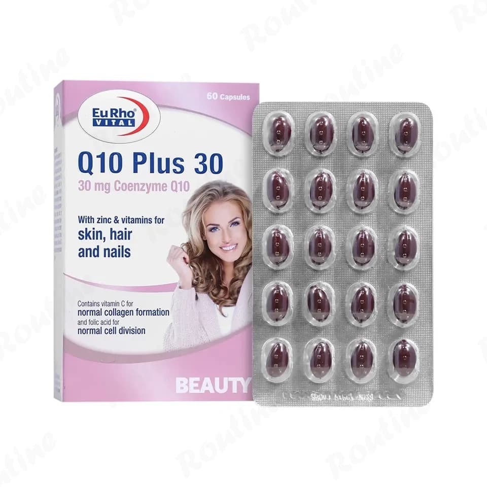 کپسول کوکیوتن پلاس 30 میلی گرم یوروویتال 60 عددی