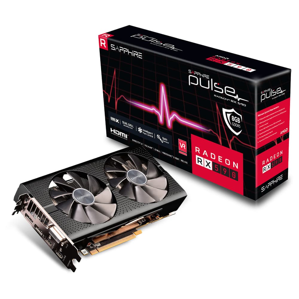 کارت گرافیک سافایر مدل SAPPHIRE PULSE RX 590 کارکرده