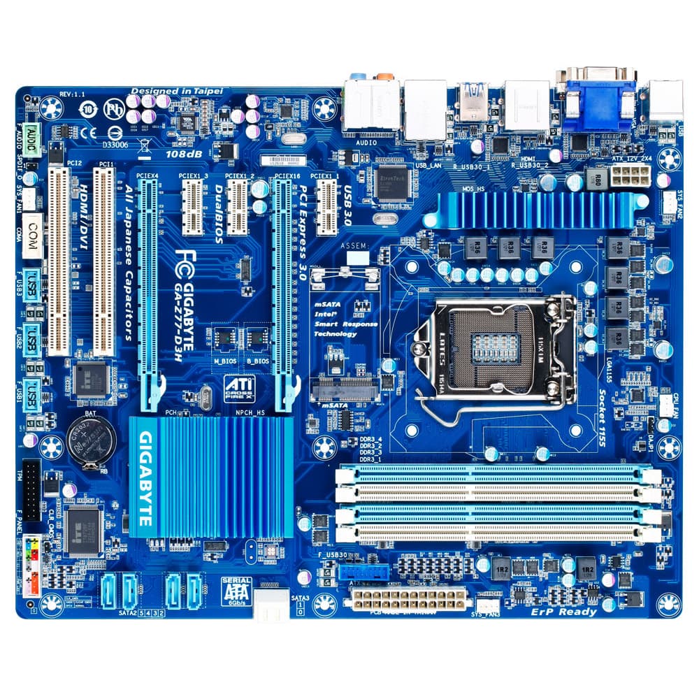 مادربرد گیگابایت مدل GIGABYTE GA-Z77 — تصویر ۳