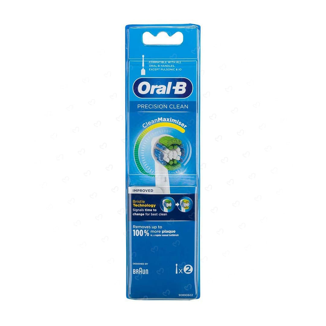 سری یدک مسواک برقی اورال بی مدل Precision Clean بسته 2 عددی — تصویر ۲