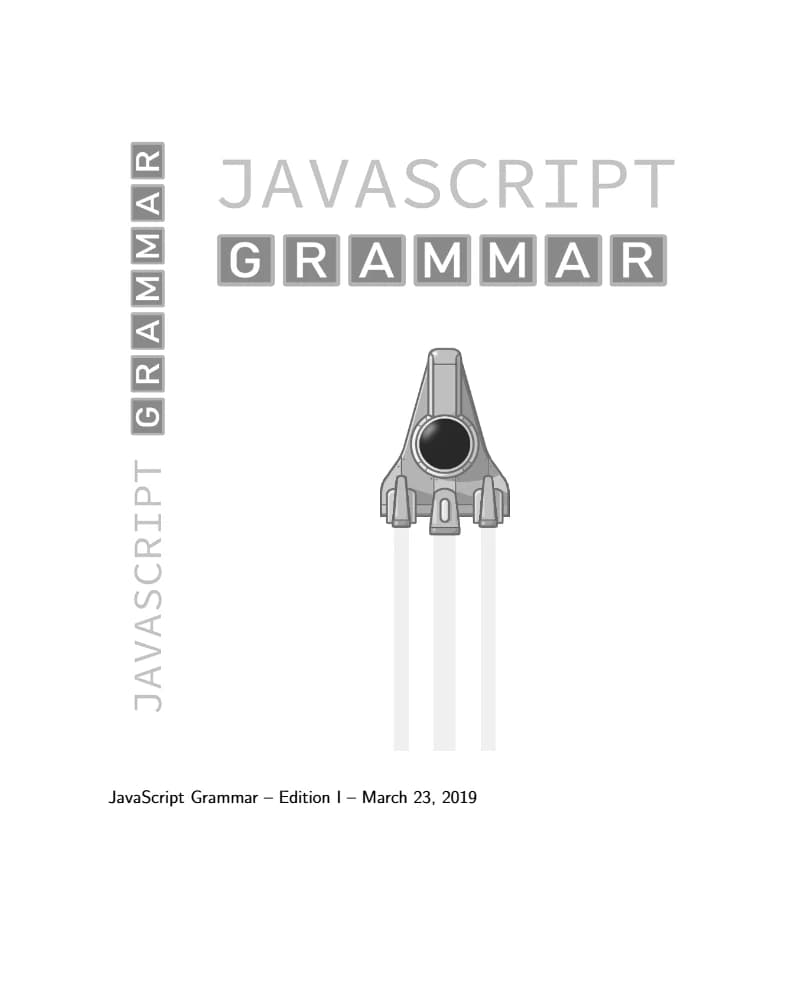 کتاب گرامر جاوا اسکریپت (JavaScript Grammar) نسخه انگلیسی PDF