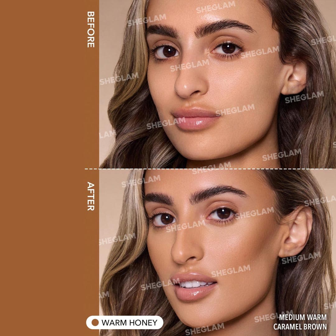 کانتور مایع شیگلم مدل Sun Sculpt رنگ Warm Honey — تصویر ۳