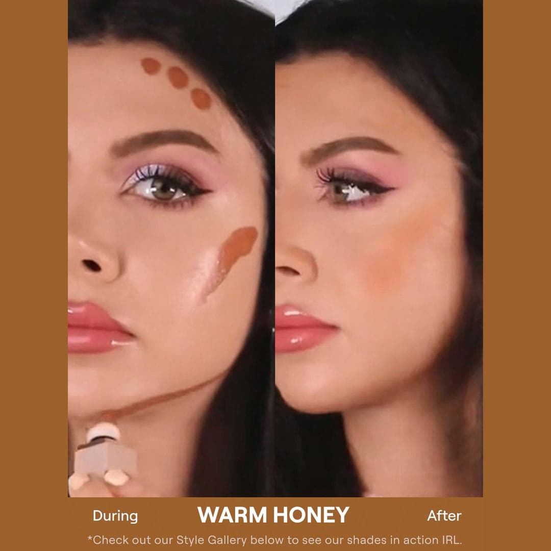 کانتور مایع شیگلم مدل Sun Sculpt رنگ Warm Honey — تصویر ۴