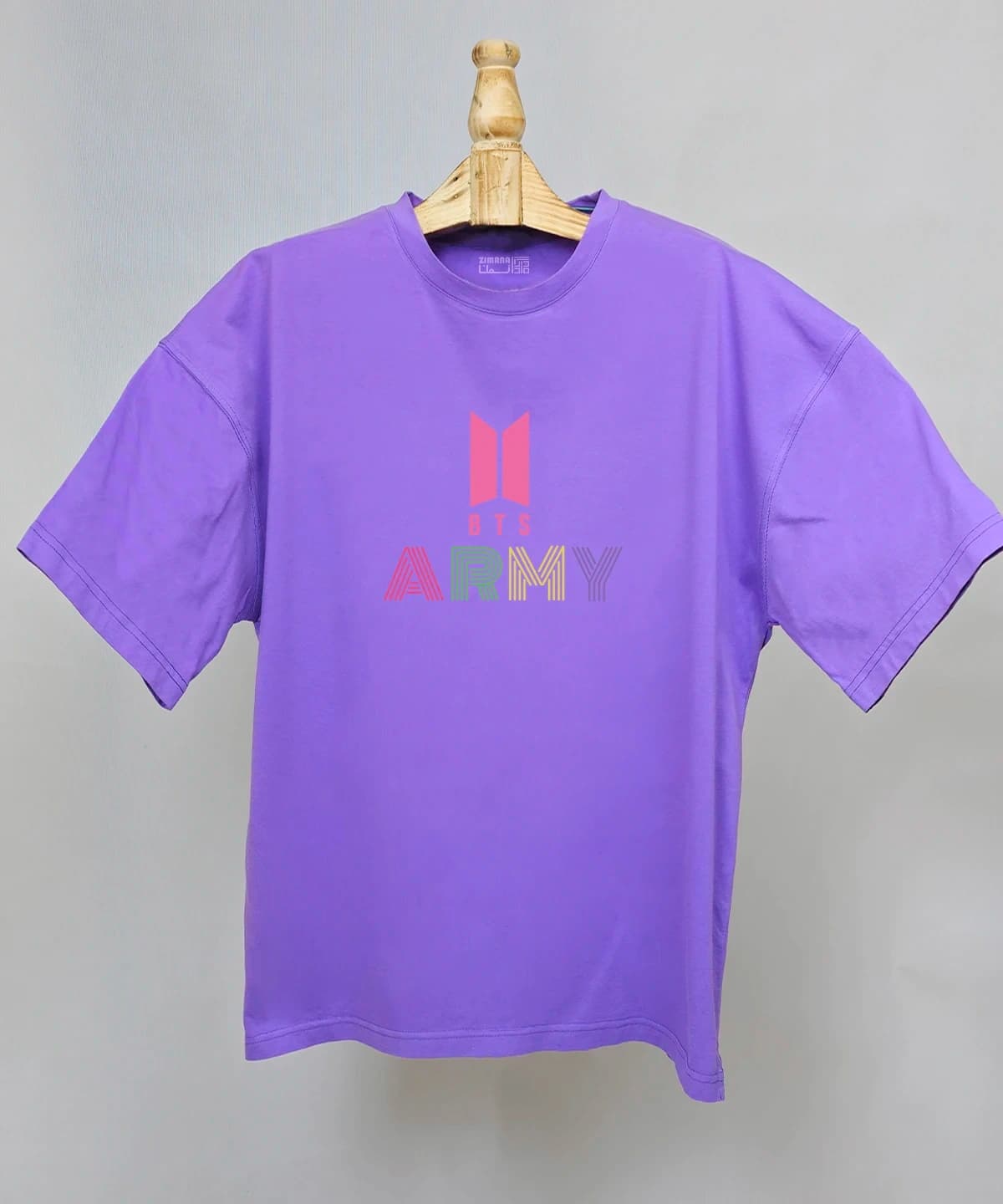 تیشرت لش مردانه و زنانه مدل گروه بی تی اس | BTS ARMY