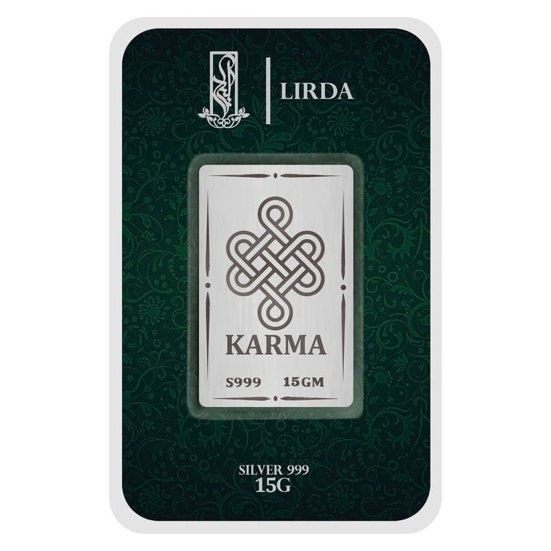 شمش نقره مدل Karma کارما 15